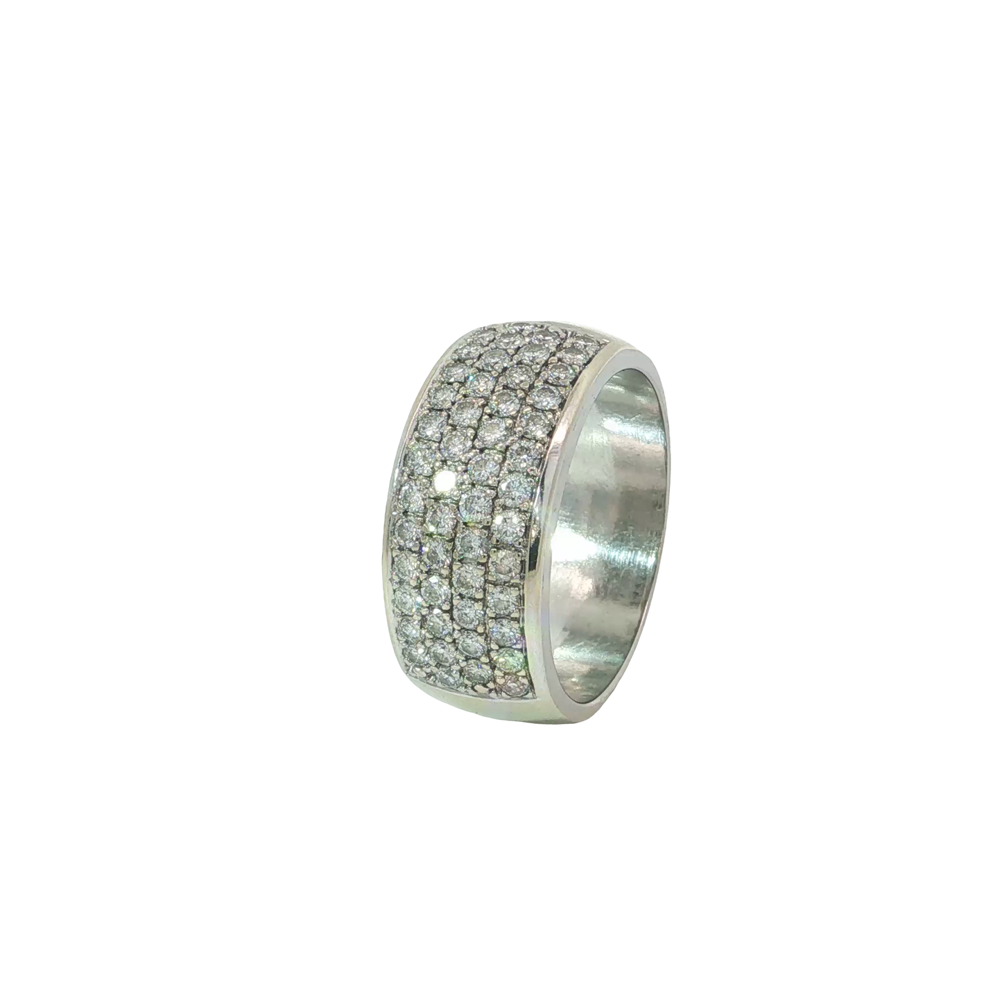 Ring Weißgold 585 / 14 Karat mit Brill. Gr. 57 Nr. 7214