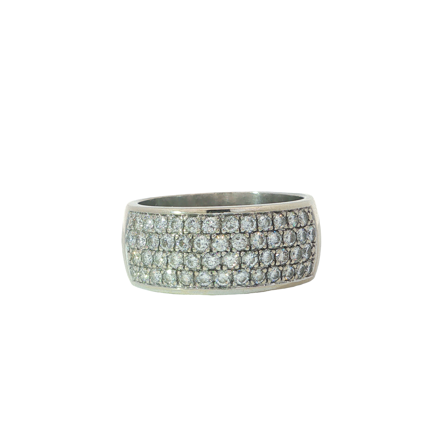 Ring Weißgold 585 / 14 Karat mit Brill. Gr. 57 Nr. 7214