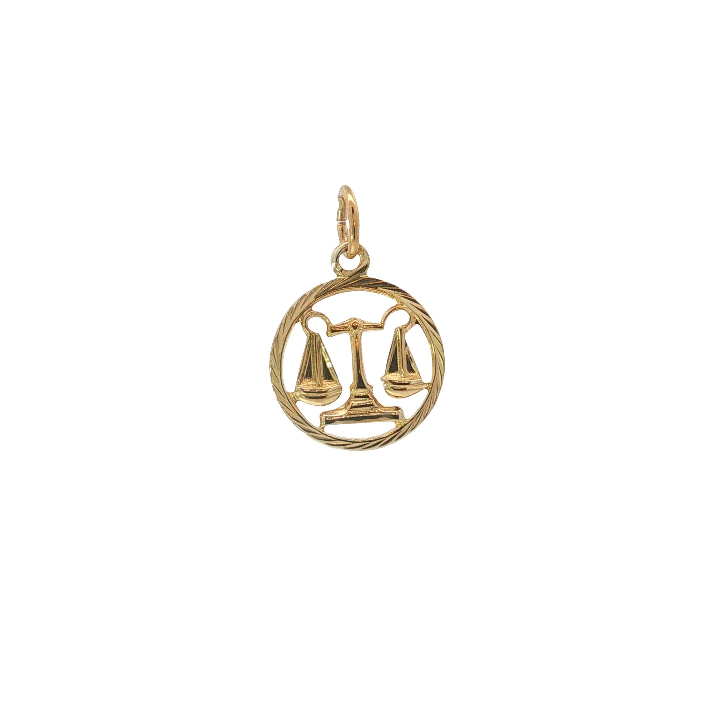Anhänger "Waage" Gelbgold 333 / 8 Karat L: 19,3 mm Nr. 7223