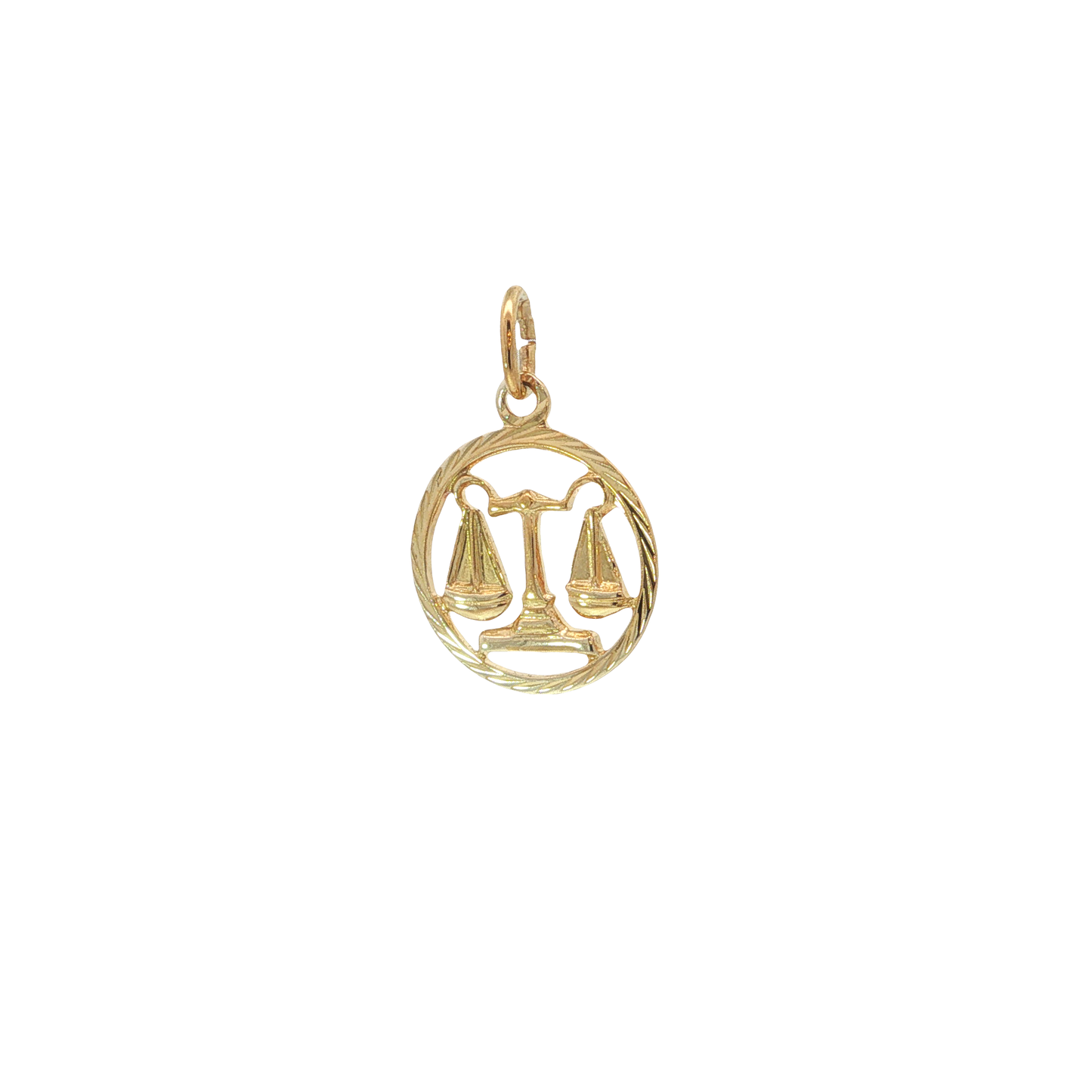 Anhänger "Waage" Gelbgold 333 / 8 Karat L: 19,3 mm Nr. 7223