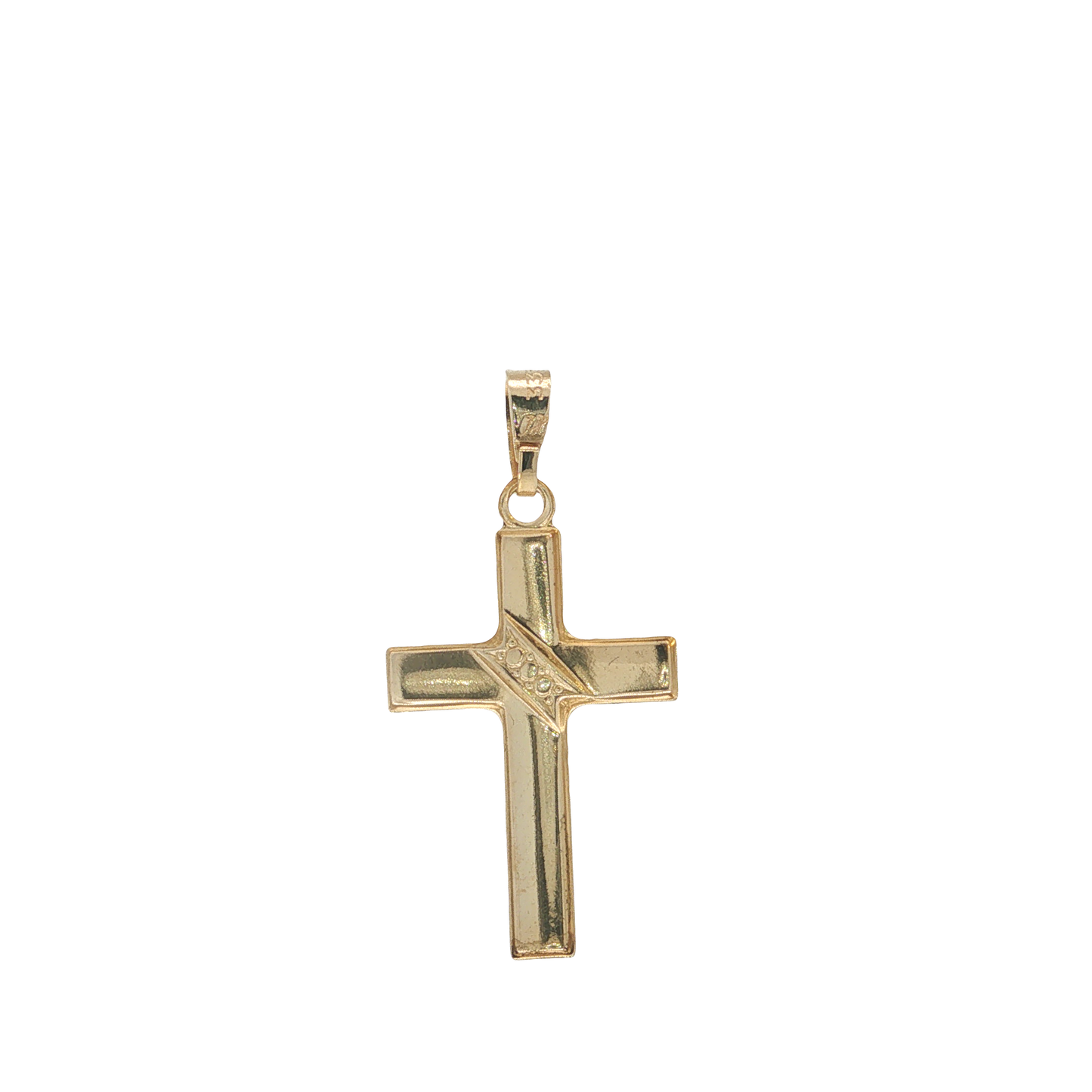 Anhänger "Kreuz" Gelbgold 333 / 8 Karat L: 28,3 mm Nr. 7225