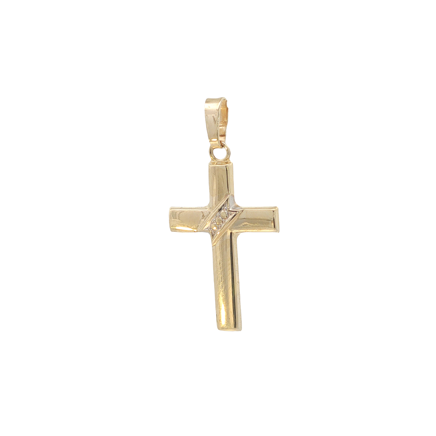 Anhänger "Kreuz" Gelbgold 333 / 8 Karat L: 28,3 mm Nr. 7225