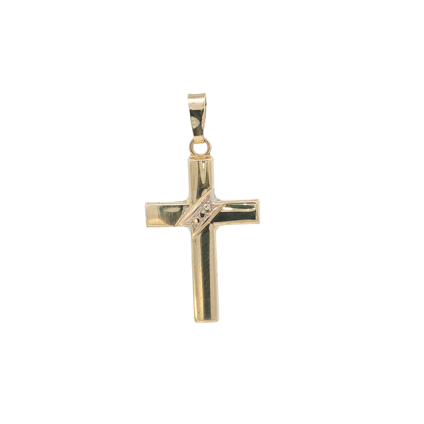 Anhänger "Kreuz" Gelbgold 333 / 8 Karat L: 28,3 mm Nr. 7225