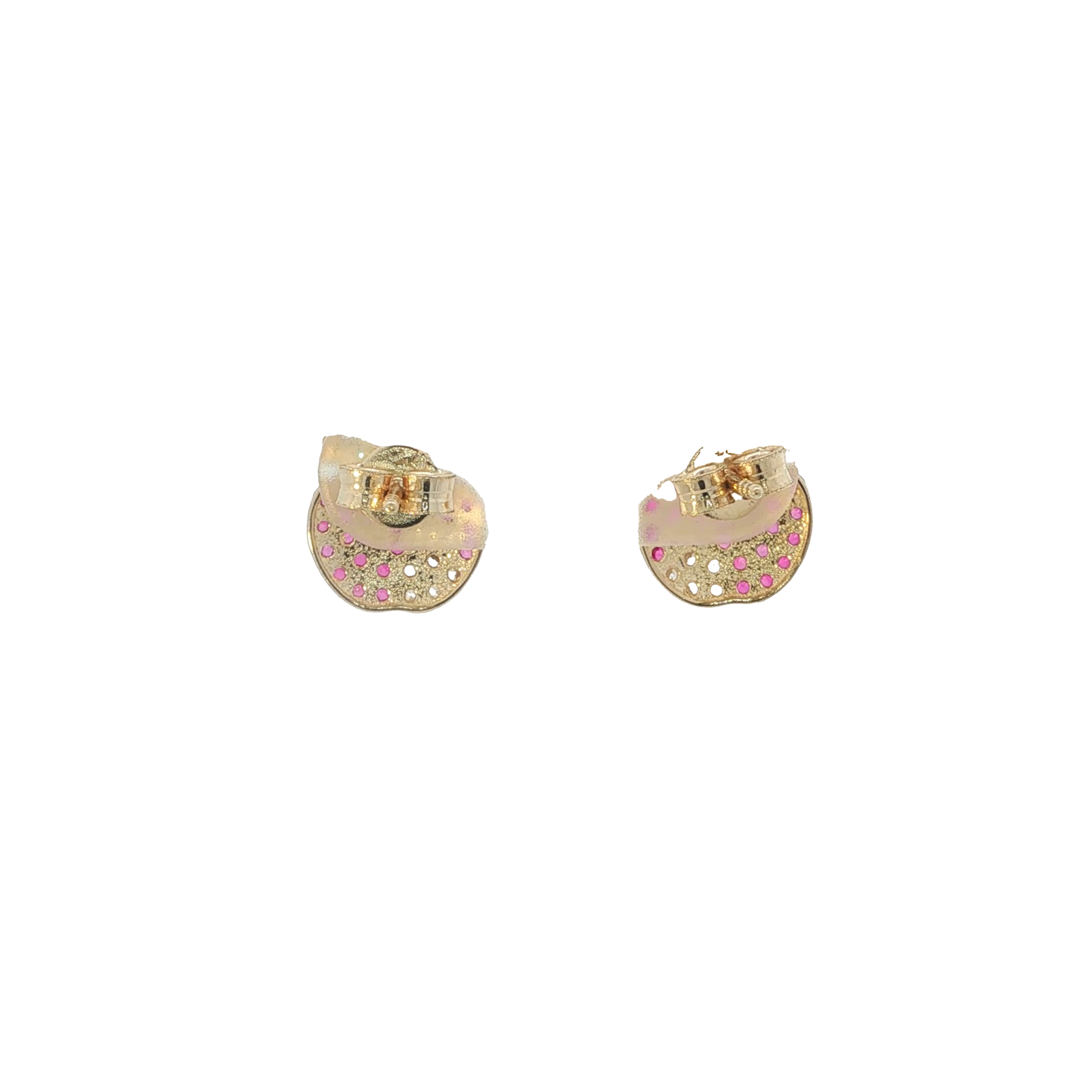 P. Ohrstecker "Apfel" Gelbgold 585 / 14 Karat 9,4mm Nr. 7244