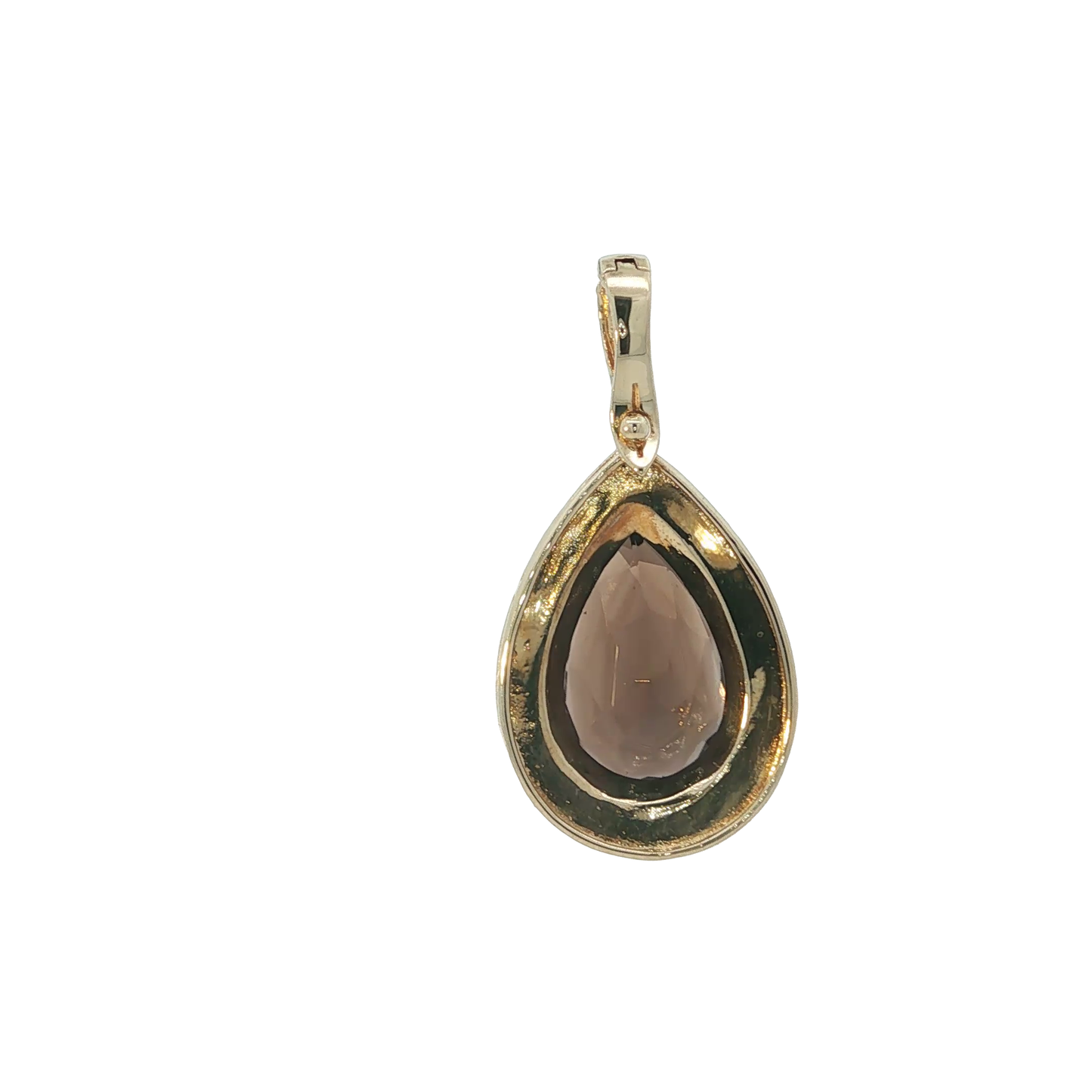 Anhänger Bicolor 375 / 9 Karat L: 31,6 mm Nr. 7240