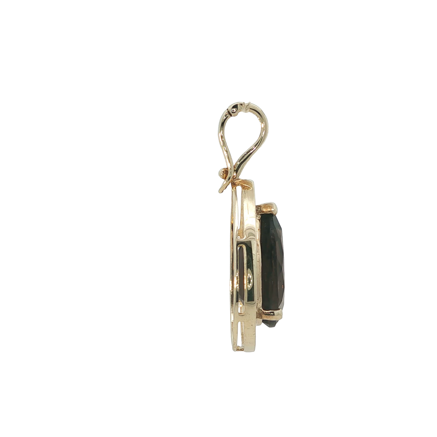 Anhänger Bicolor 375 / 9 Karat L: 31,6 mm Nr. 7240