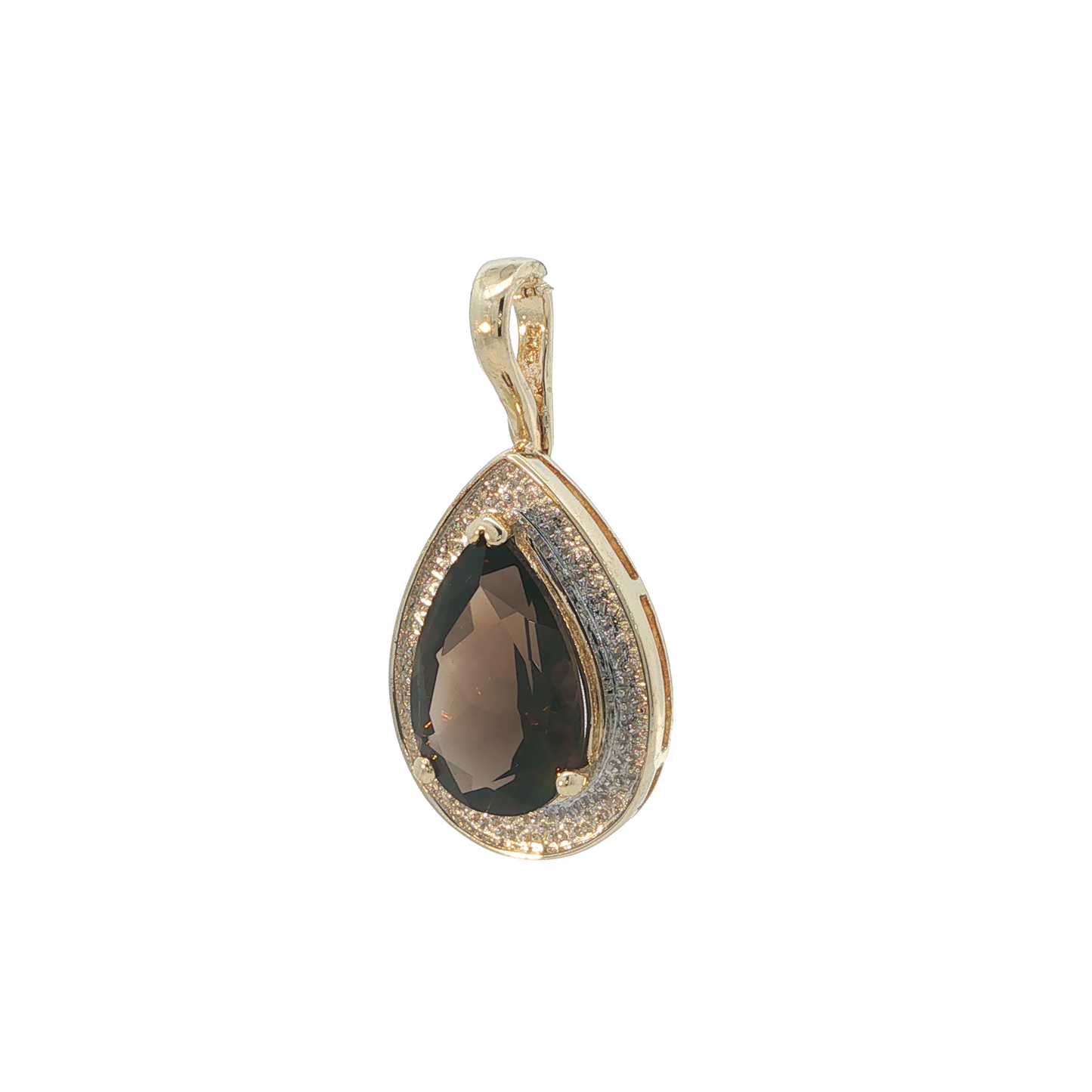 Anhänger Bicolor 375 / 9 Karat L: 31,6 mm Nr. 7240