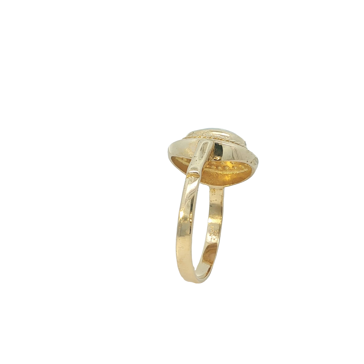 Ring Gelbgold 585 / 14 Karat mit Opal Gr. 62 Nr. 7254