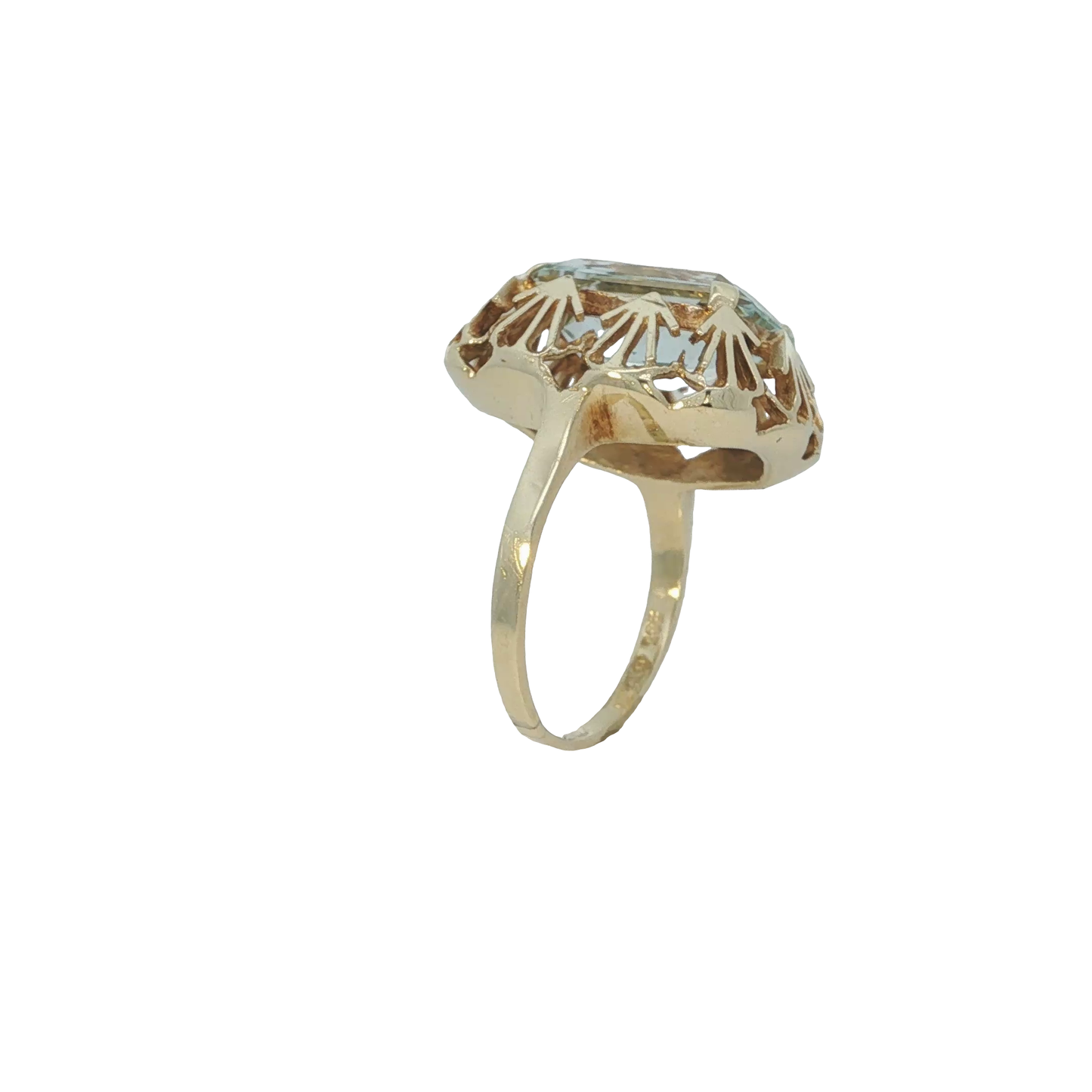 Ring Gelbgold 585 / 14 Karat  Gr. 52,5 Nr. 7219