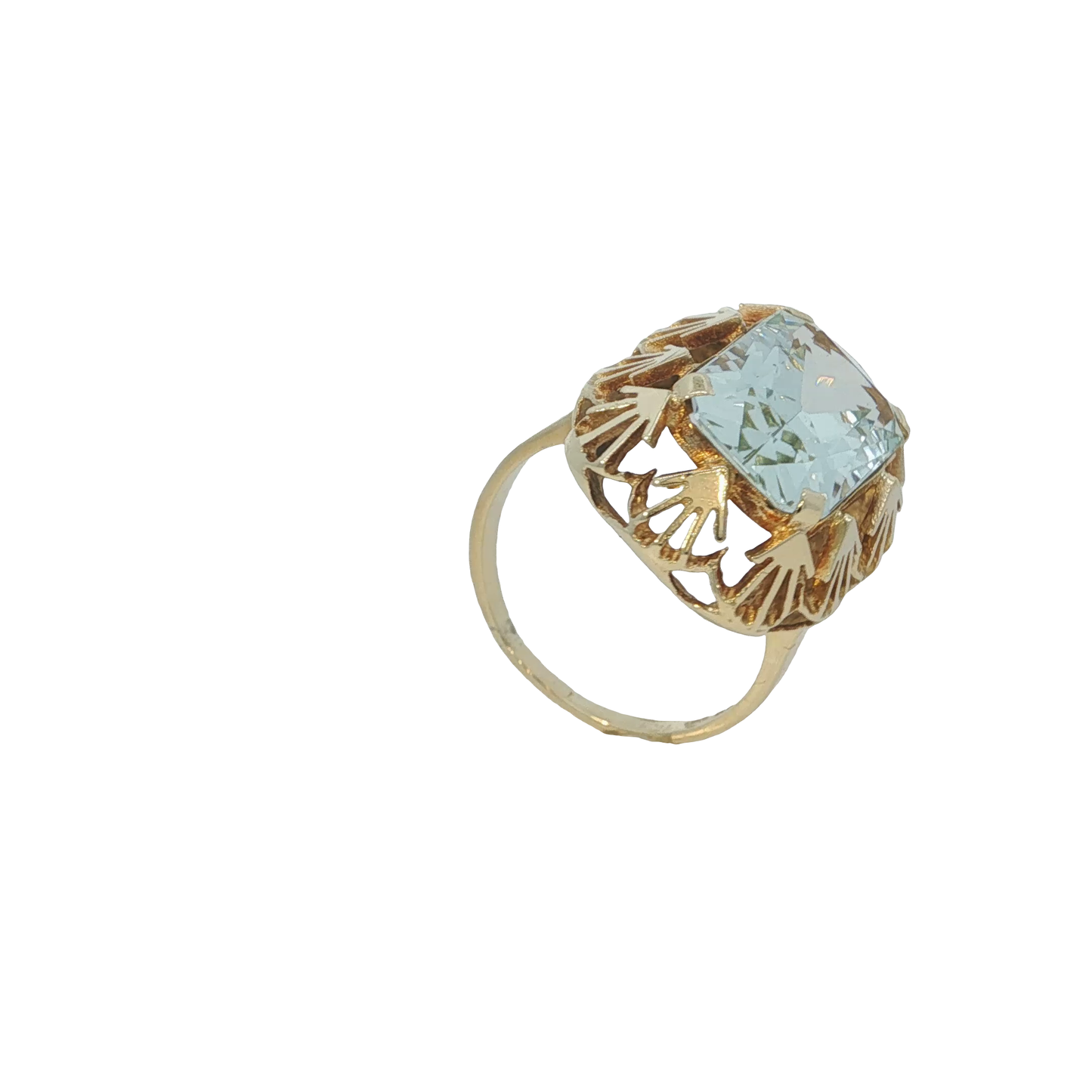 Ring Gelbgold 585 / 14 Karat  Gr. 52,5 Nr. 7219