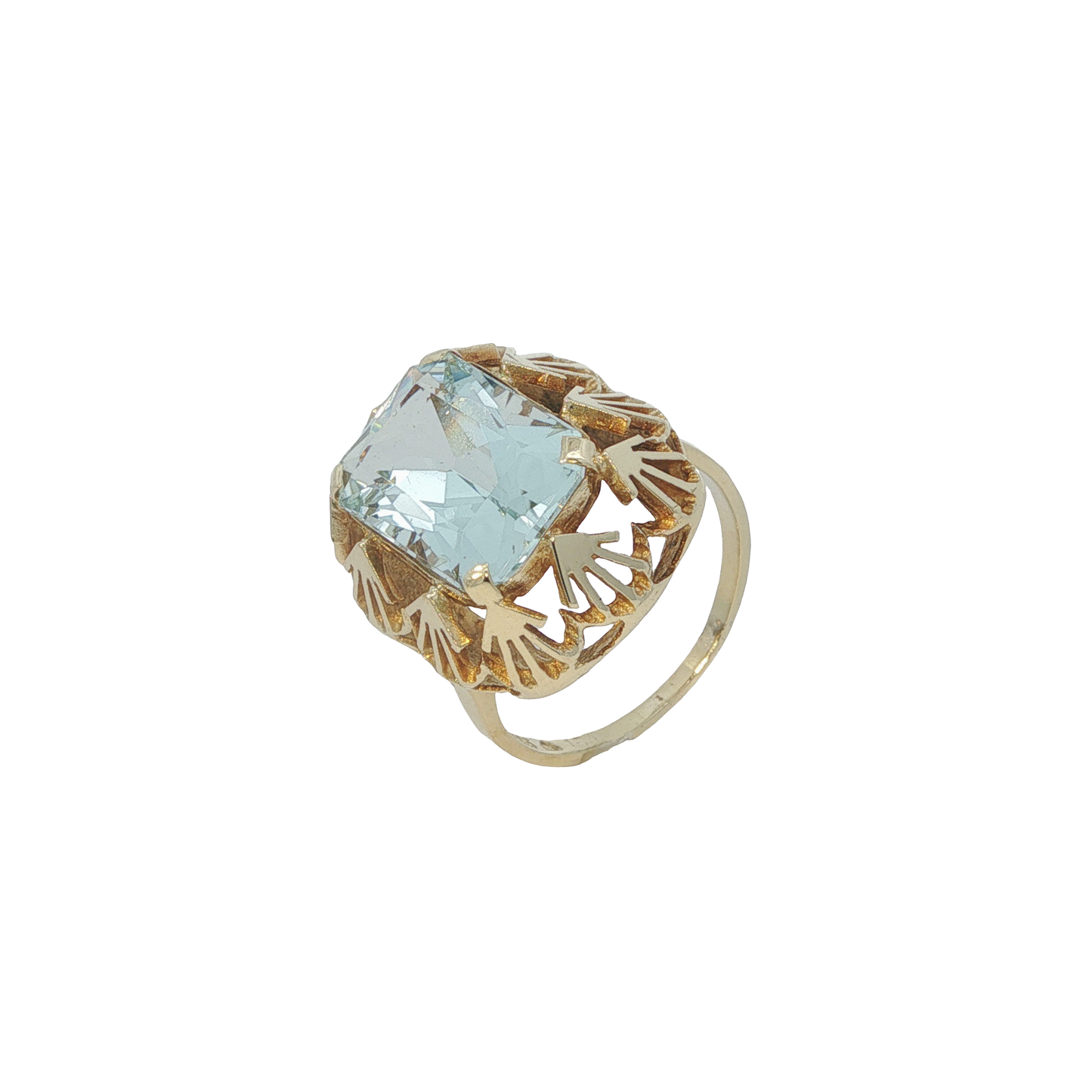 Ring Gelbgold 585 / 14 Karat  Gr. 52,5 Nr. 7219