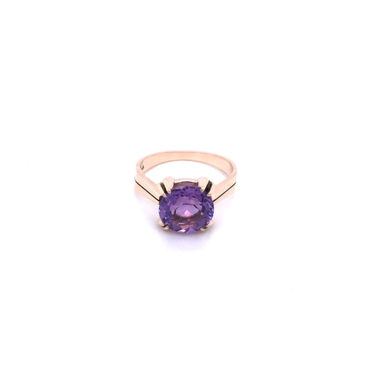 Ring Gold 333 / 8k Damenring mit Amethyst Goldring Nr. 3607