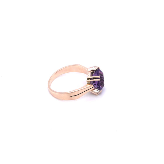 Ring Roségold 333 / 8 K mit Amethyst Gr. 57 Nr. 3607