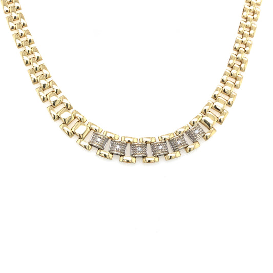 Halskette Gold 585 / 14k , Collier Nr. 3791