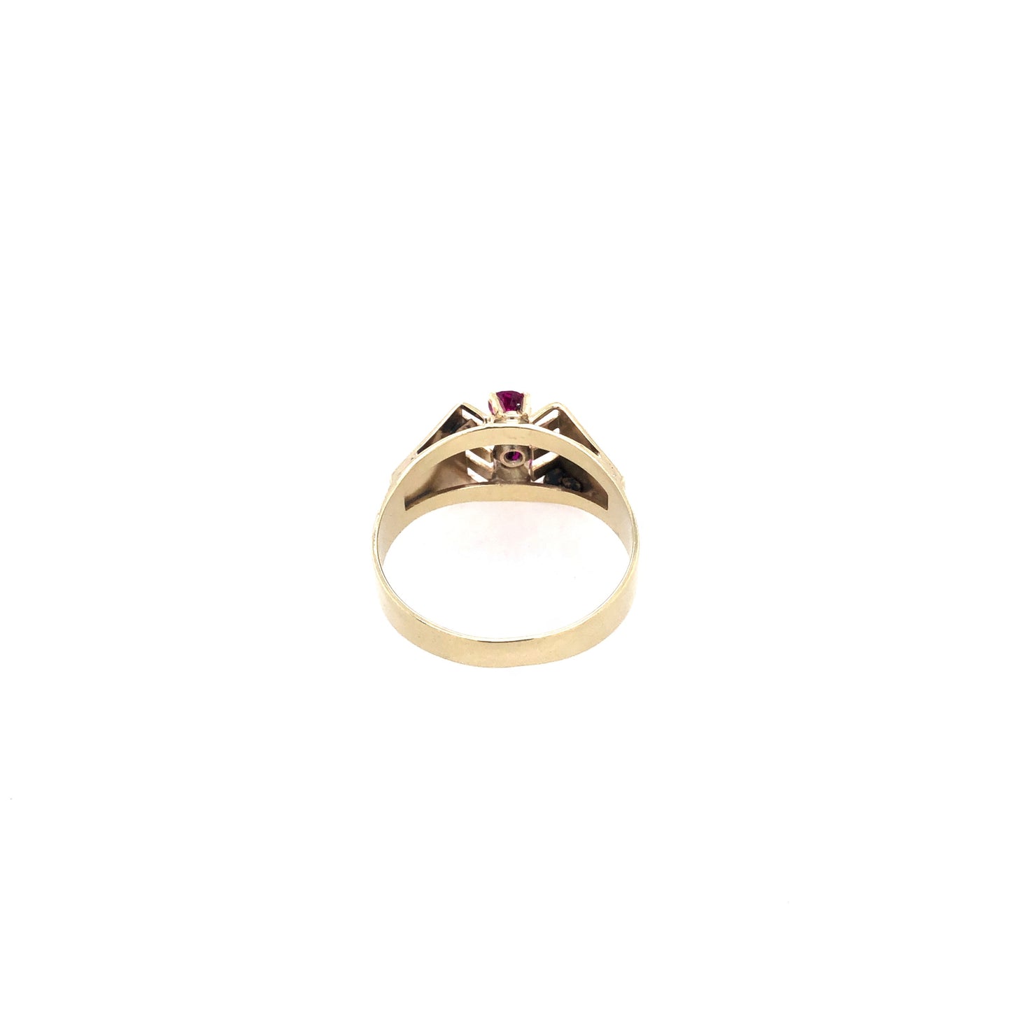 Ring Gold 333 / 8k Damenring mit Farbsteinen rosa