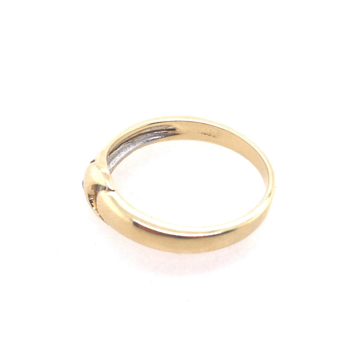 Ring Gold 585 , mit kleinem Diamanten