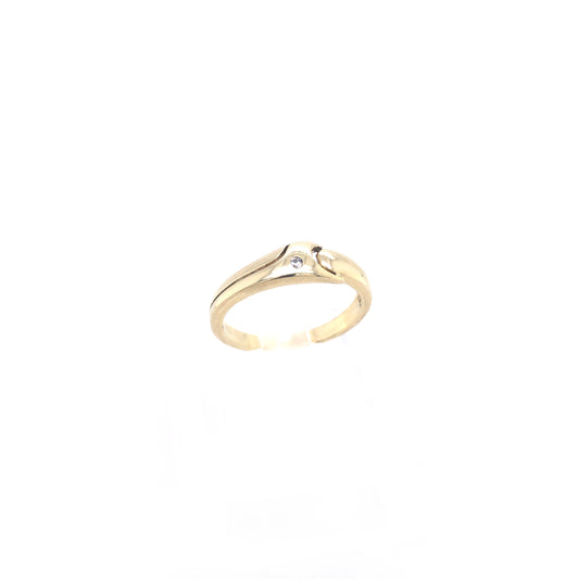 Ring Gold 585 , mit kleinem Diamanten Nr. 3685