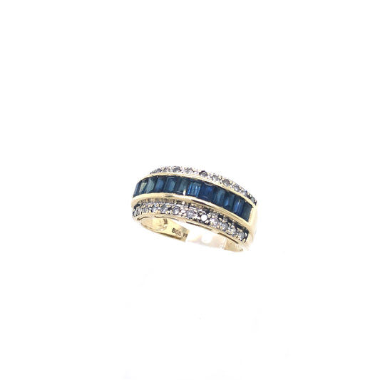 Ring Gold 585/14k Diamantring für Damen elegant mit Gr.54 Nr. 4385