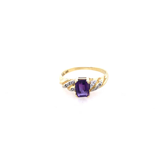 Ring Gold 585 / 14k Damenring mit Verzierungen Gr.57