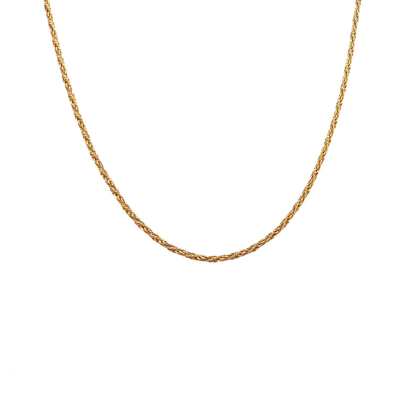 Halskette Gold 585 / 14k , gedreht