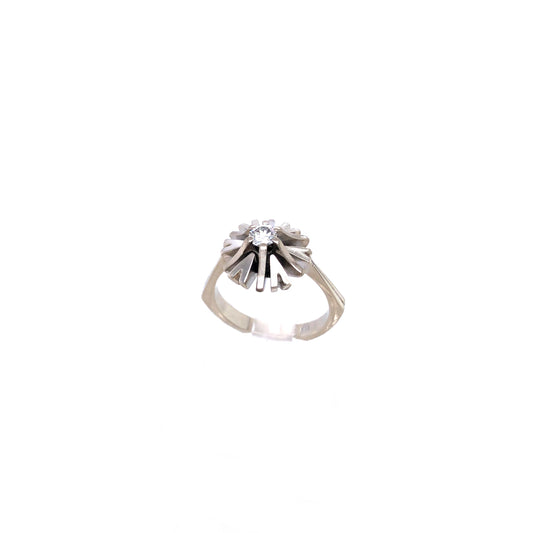 Ring Weißgold 585 / 14k Gr.54, Diamantring Nr. 4611