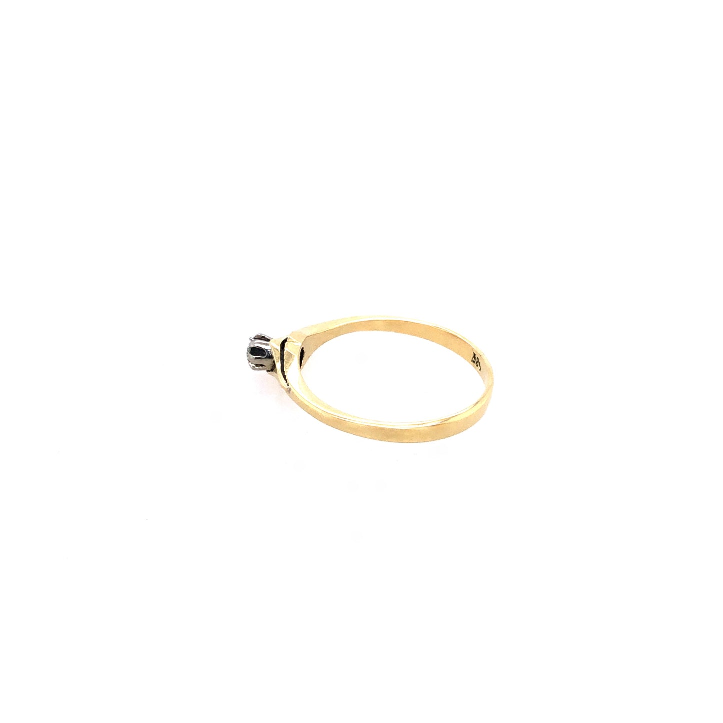Ring Gold 585 / 14k Gr.54 , Solitär - Brillantring