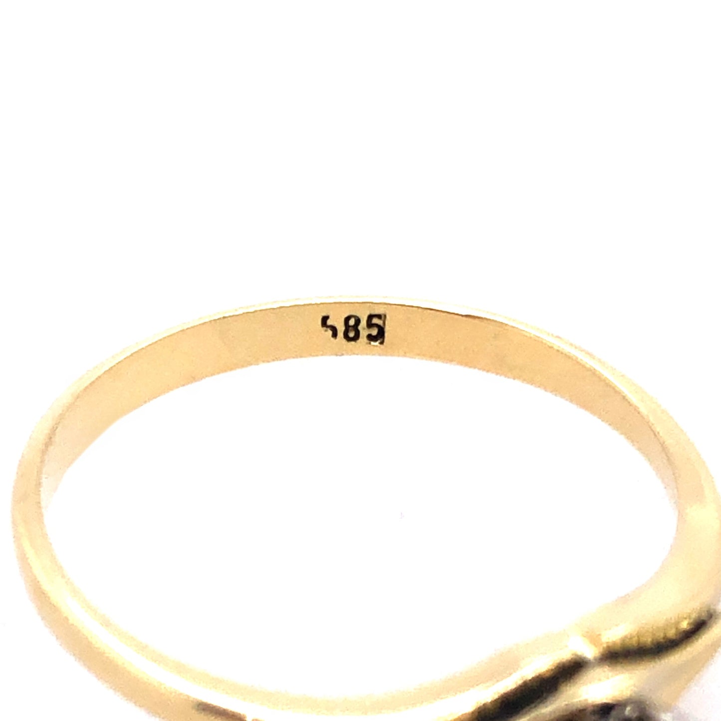 Ring Gold 585 / 14k Gr.54 , Solitär - Brillantring