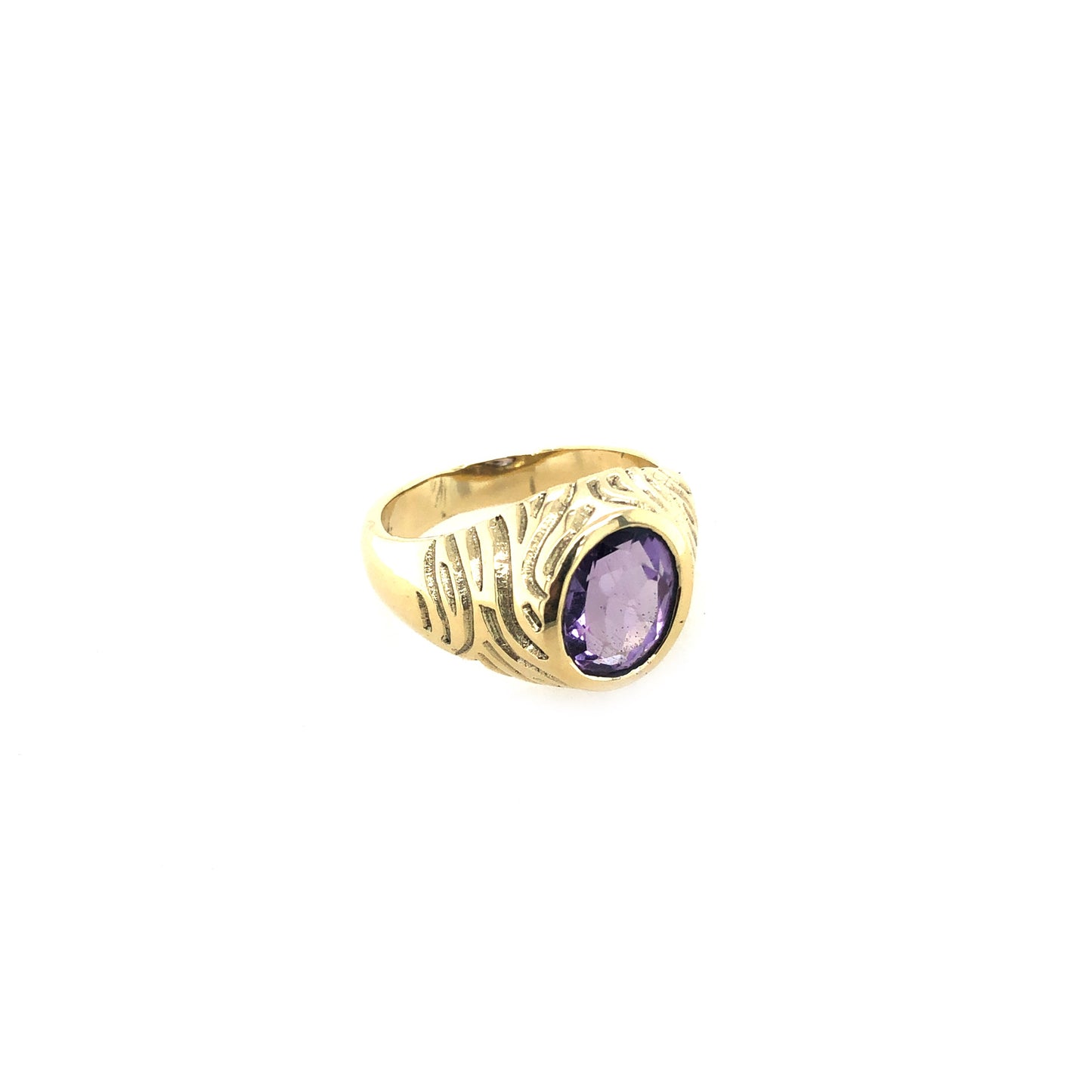 Ring Gold 585/ 14k Gr.60 , mit Amethyst