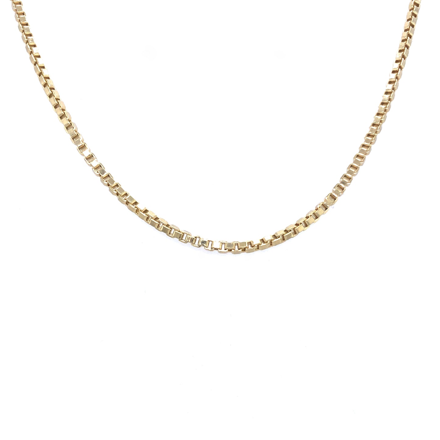 Halskette Gold 750 / 18k , Venezianerkette extra lang 90cm