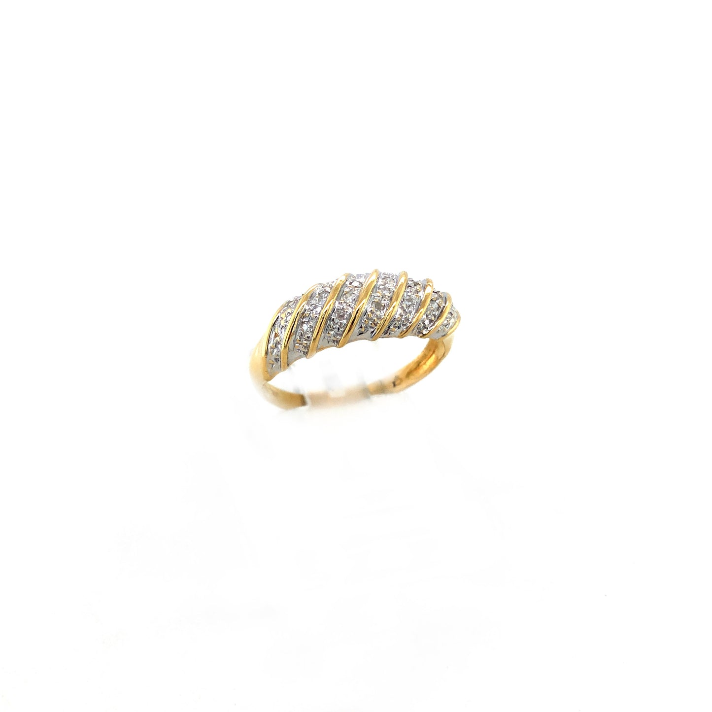 Ring Gold 750 / 18k Brillantring für Damen Weißgold Gr.55