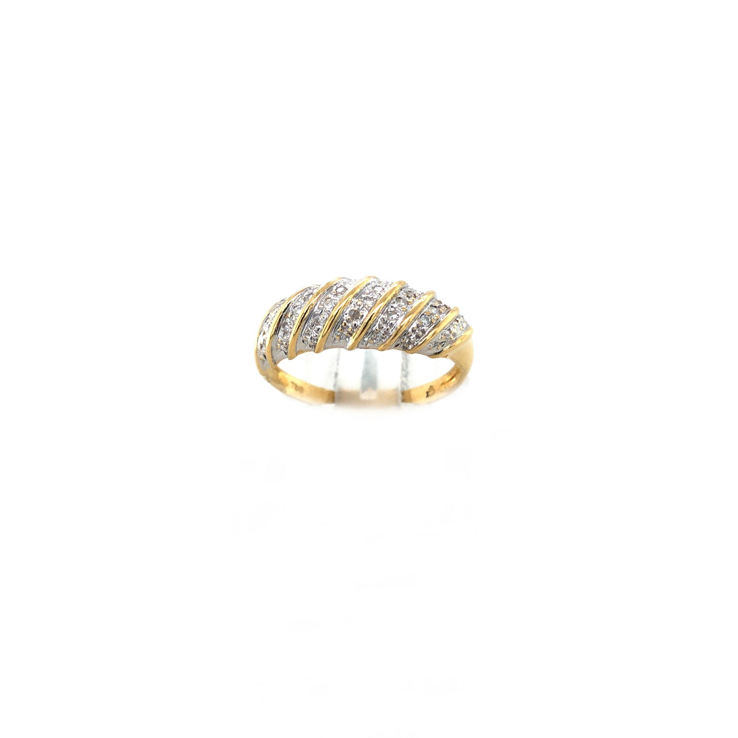 Ring Gold 750 / 18k Brillantring für Damen Weißgold Gr.55