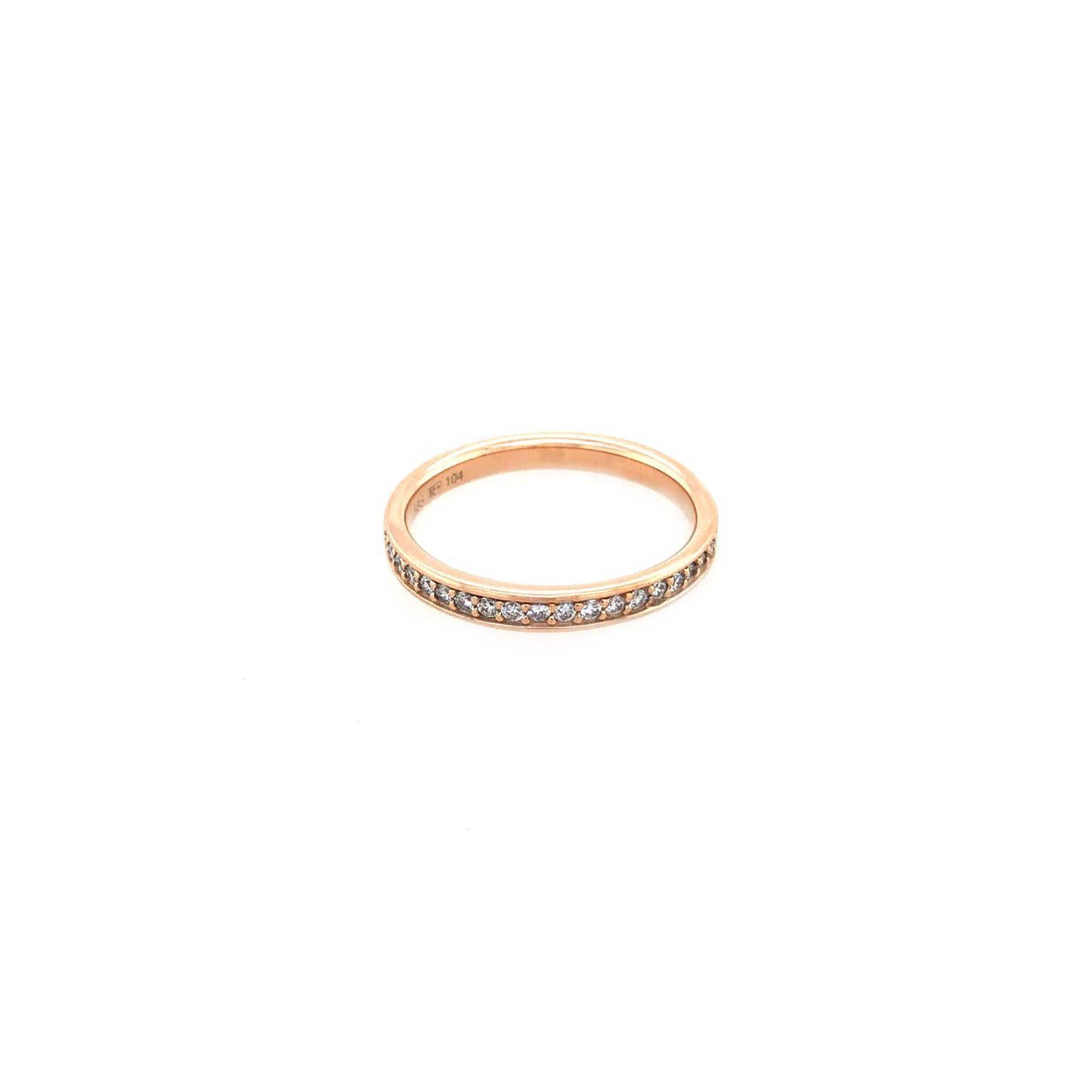 Ring Gold 585 / 14k Diamantring roségold Damen Gr.54 Nr. 5051