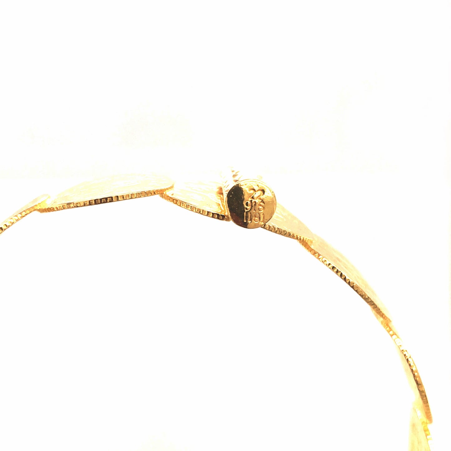 Armband Gold 916 / 22k Bilezik Kurus Armreif Damen