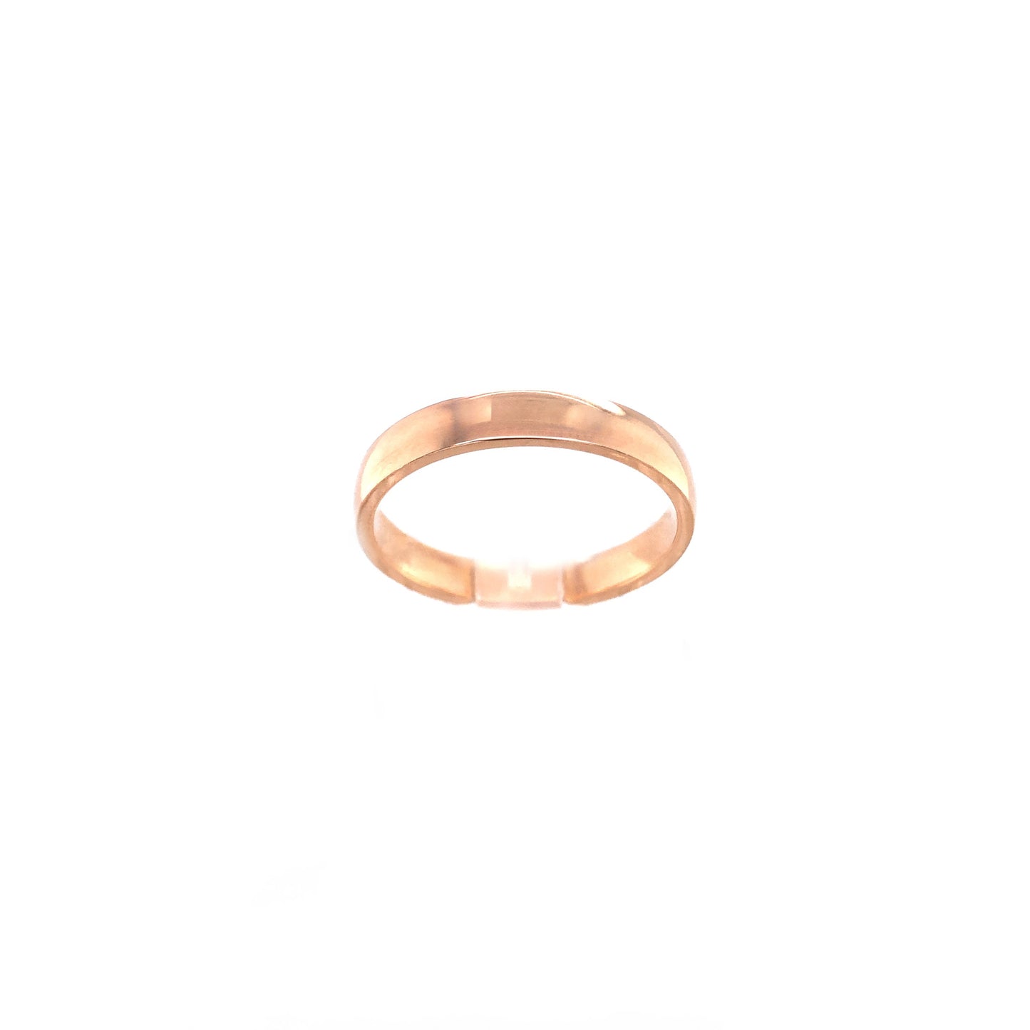 Ring Gold 585 / 14k leicht rosé Ehering Herrenring Gr.67