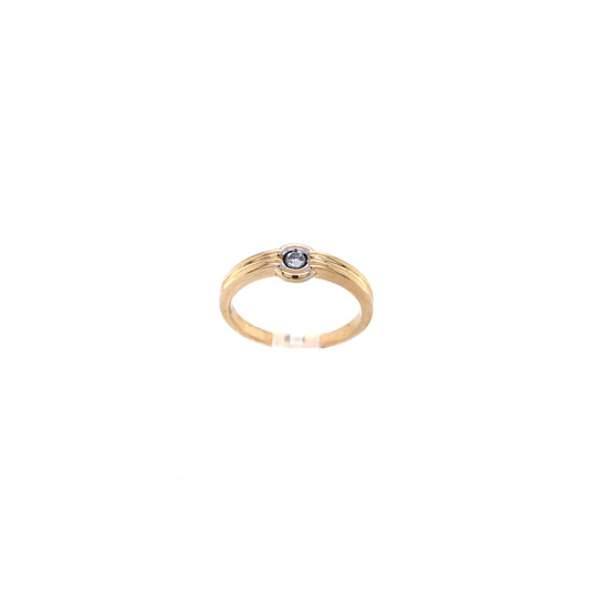 Ring Gold 585 / 14k Damenring Diamantring Damen Gr.55