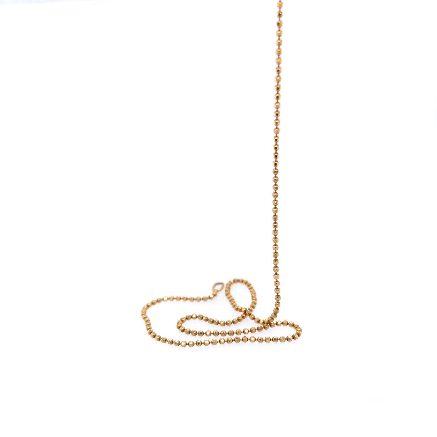 Halskette Gold 585 / 14k Kugel Gliederkette für Anhänger Nr. 1720