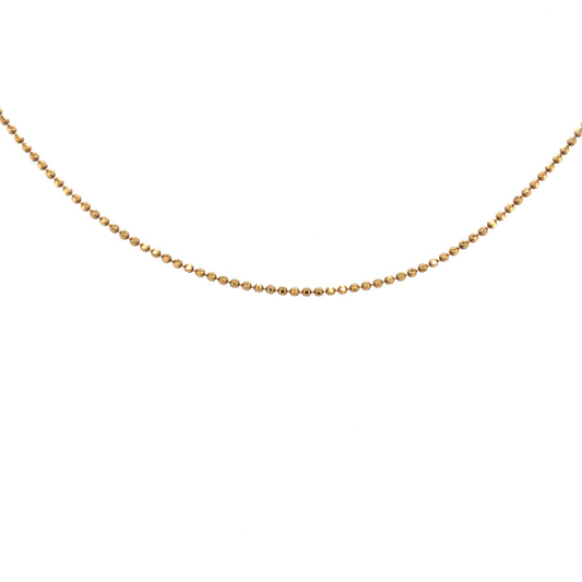 Halskette Gold 585 / 14k Kugel Gliederkette für Anhänger Nr. 1720