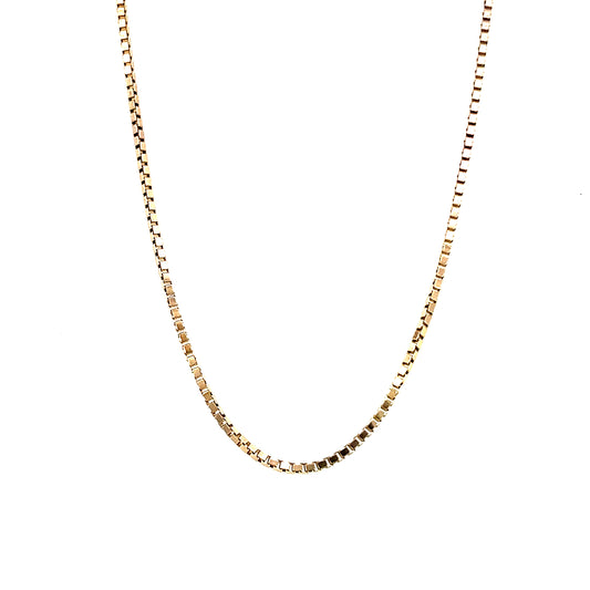 Veneziakette Gelbgold 333 / 8 Karat Länge 61cm Nr. 6011