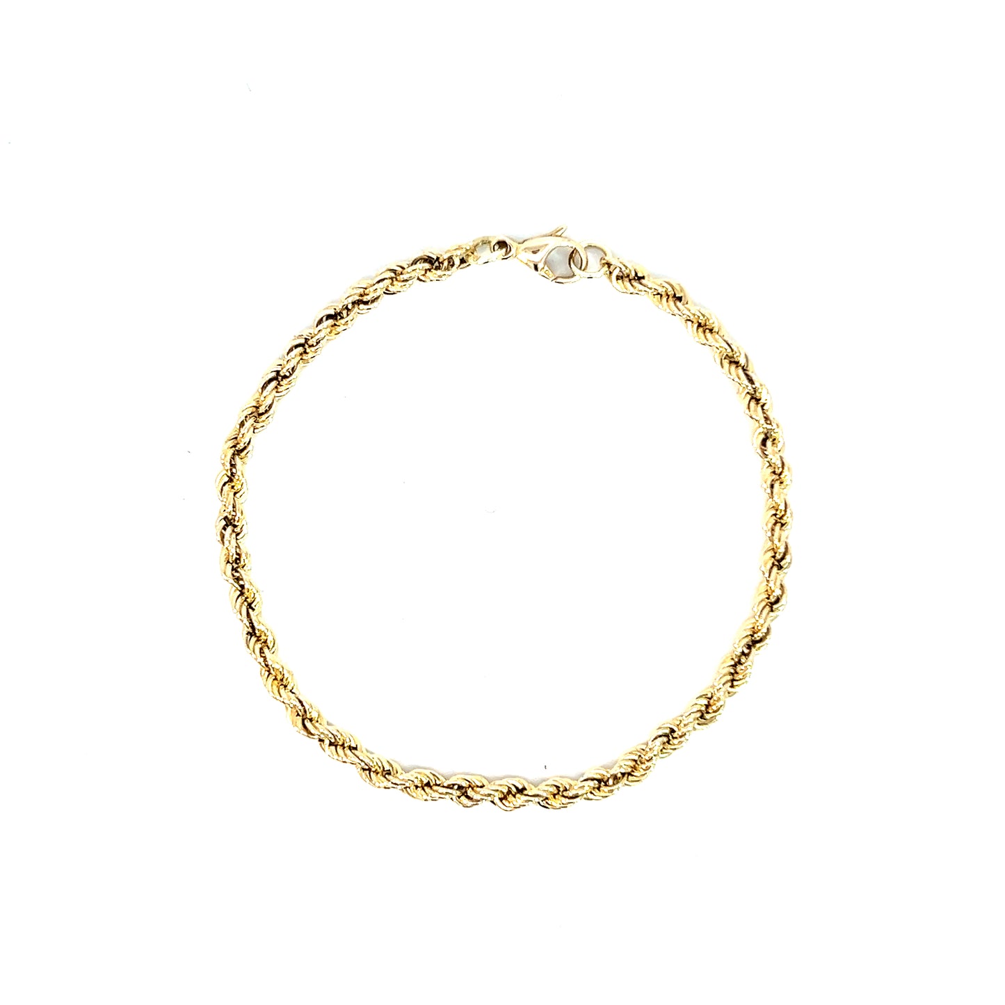 Kordelarmband Gelbgold 585 / 14 Karat Länge 20 cm Nr. 5974