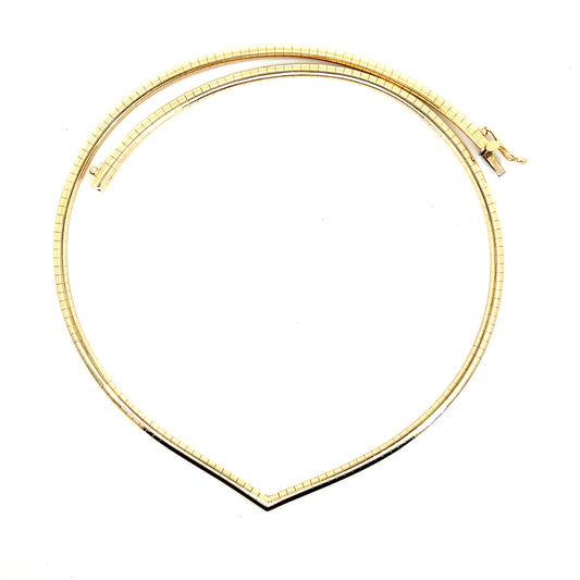 Collier Gelbgold 585 / 14 Karat Länge 43 cm Nr. 5995