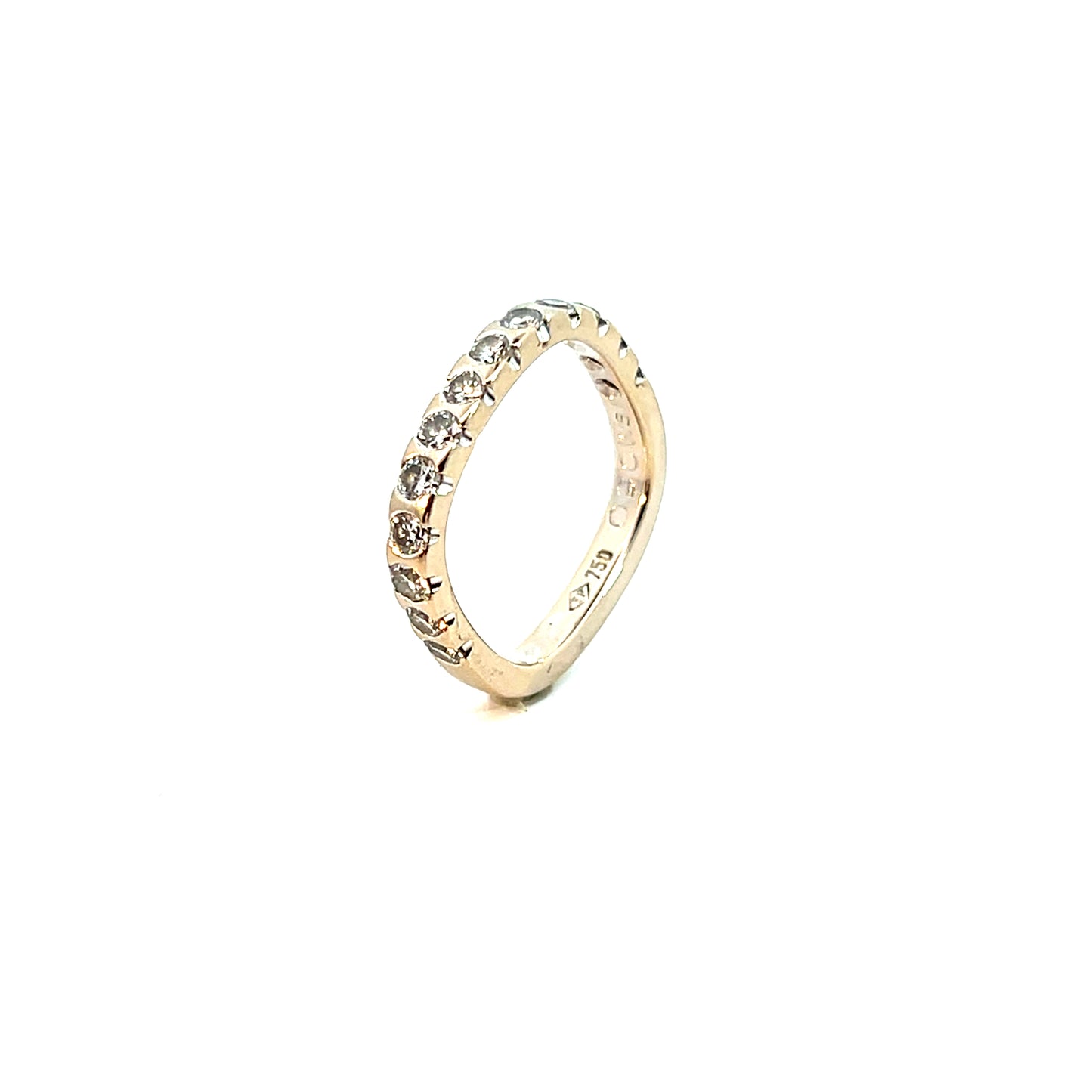 Ring Weißgold 750 / 18 Kuarat mit Brill. 0,90ct Gr. 52 Nr. 6034