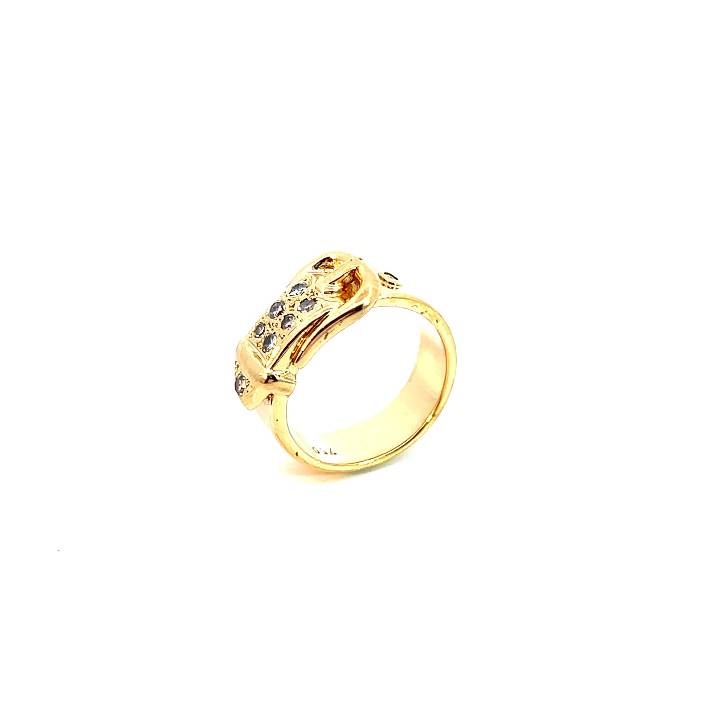 Ring Gelbgold 750 / 18 Karat Diam. 0,14ct Gr.46 Nr. 5793