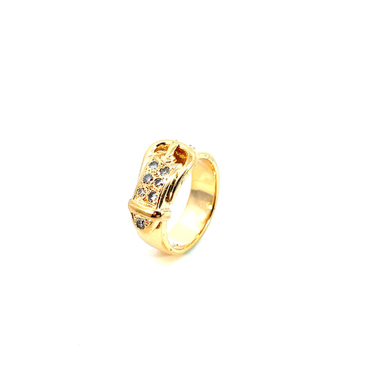 Ring Gelbgold 750 / 18 Karat Diam. 0,14ct Gr.46 Nr. 5793