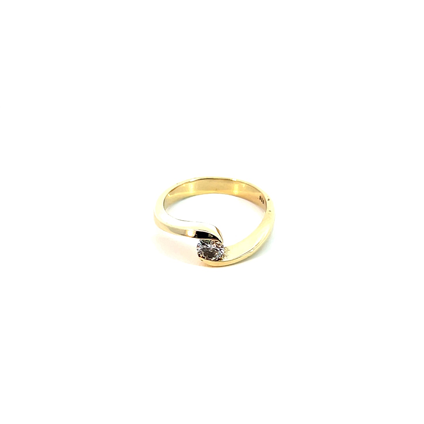 Ring Gelbgold 333 / 8 Karat Zirkonia Gr. 55 Nr. 5785