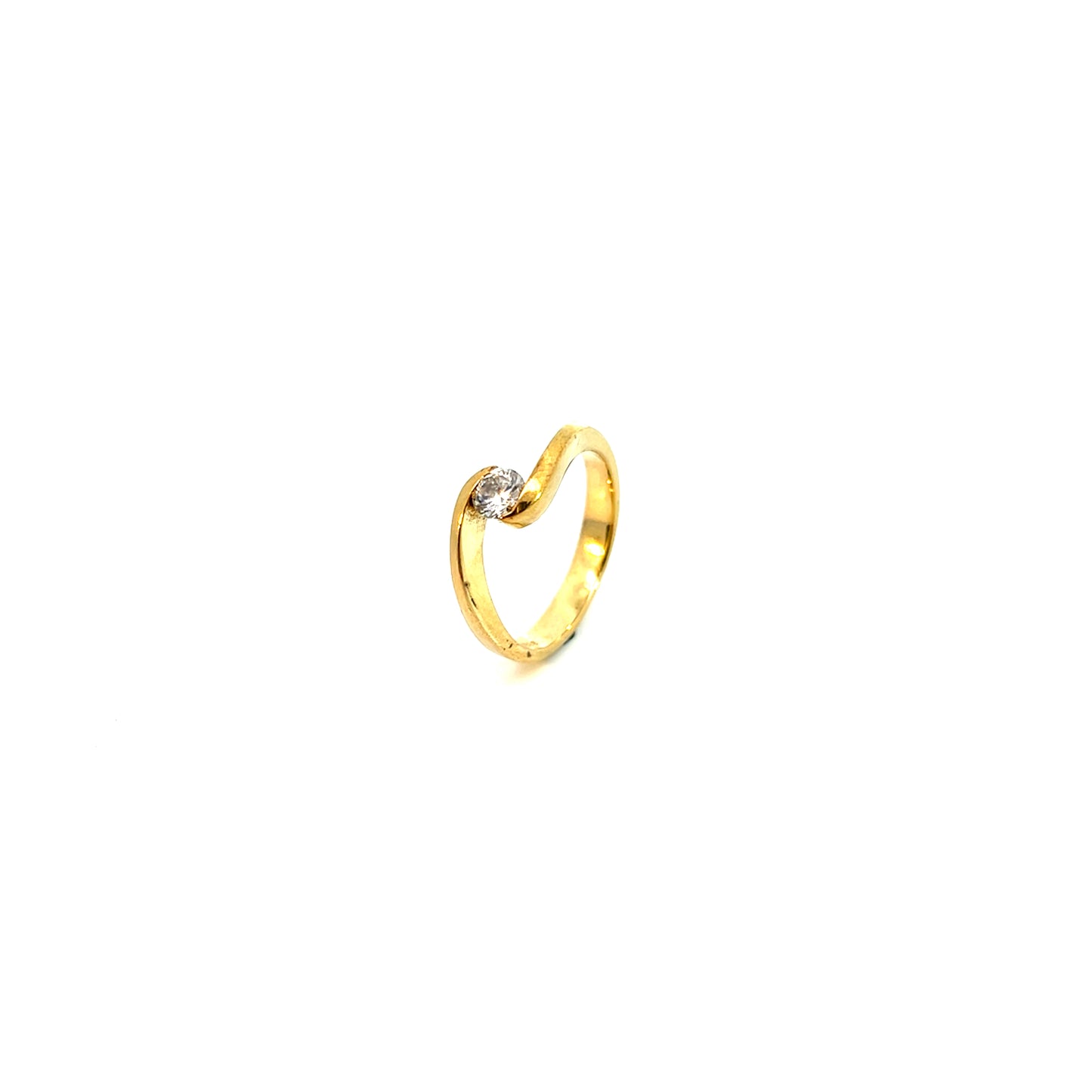 Ring Gelbgold 333 / 8 Karat Zirkonia Gr. 55 Nr. 5785