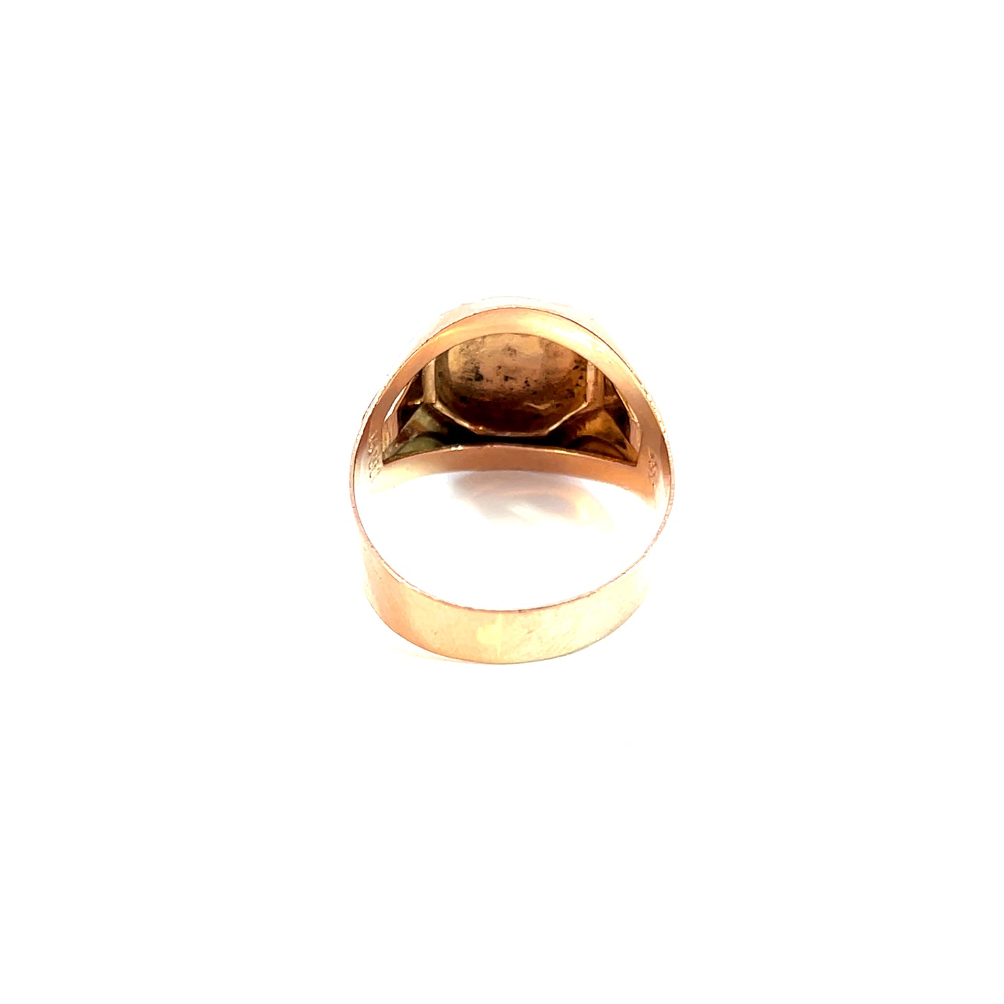 Herrenring Roségold 585 / 14 Karat Gr. 69 Nr. 6095