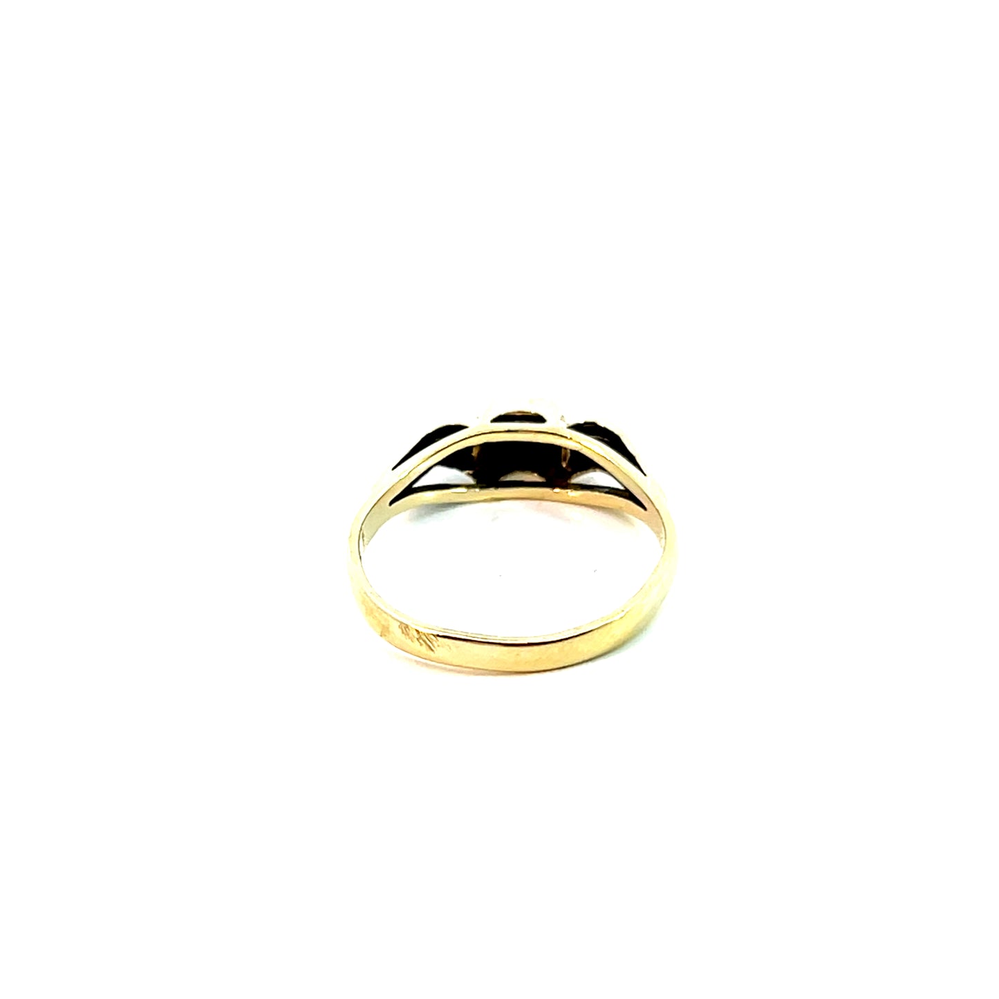 Ring Bicolor 585 / 14 Karat mit Diam. Gr. 59 Npr. 6101