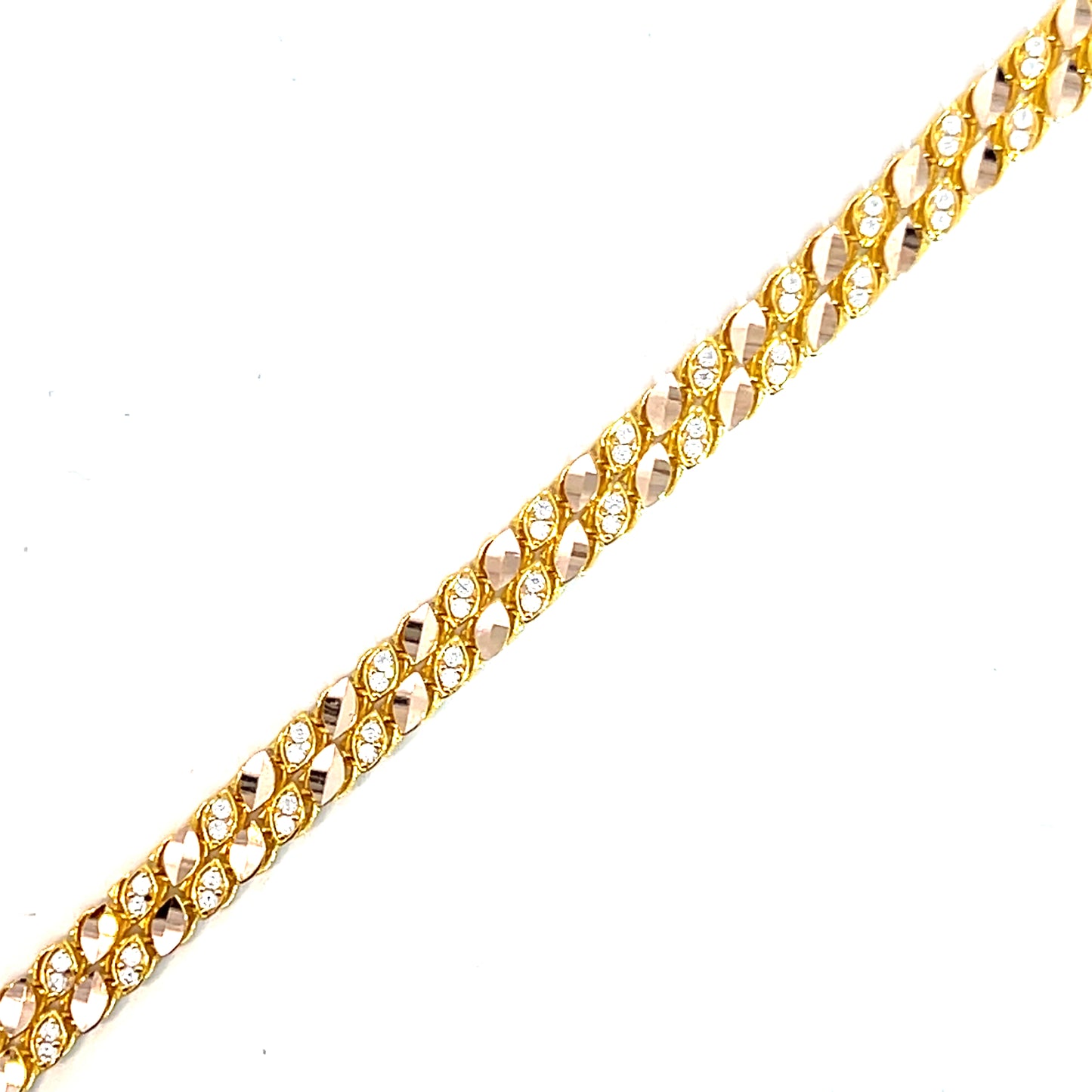 Armband  Gelbgold 585 / 14 Karat Länge 19,0cm Nr. 6150