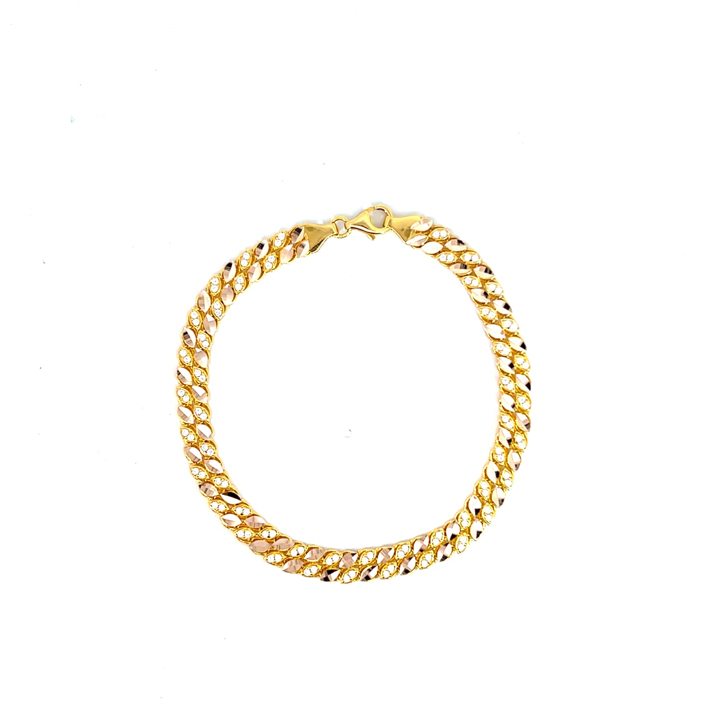 Armband  Gelbgold 585 / 14 Karat Länge 19,0cm Nr. 6150