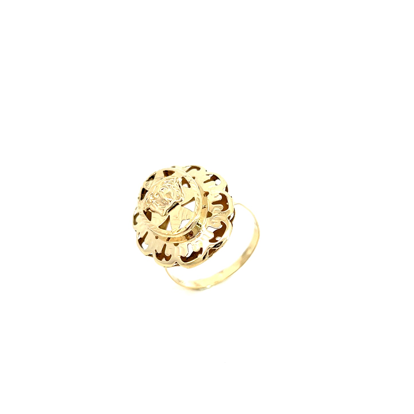 Ring Gelbgold 585 / 14 Karat Gr. 66 Nr. 6166